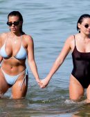 Devin Brugman in Bikini on the Beach in Miami