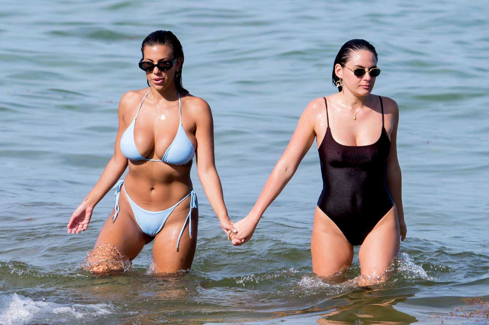 Devin Brugman in Bikini on the Beach in Miami