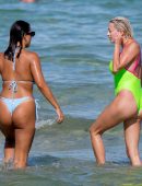 Devin Brugman in Bikini on the Beach in Miami