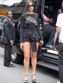 Dua Lipa Upskirt, Out in New York