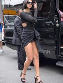 Dua Lipa Upskirt, Out in New York