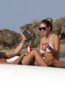 Dylan Penn in Bikini on a Boat in Mexico