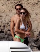 Dylan Penn in Bikini on a Boat in Mexico