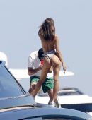 Emily Ratajkowski Booty in Swimsuit on a Yacht in Mykonos