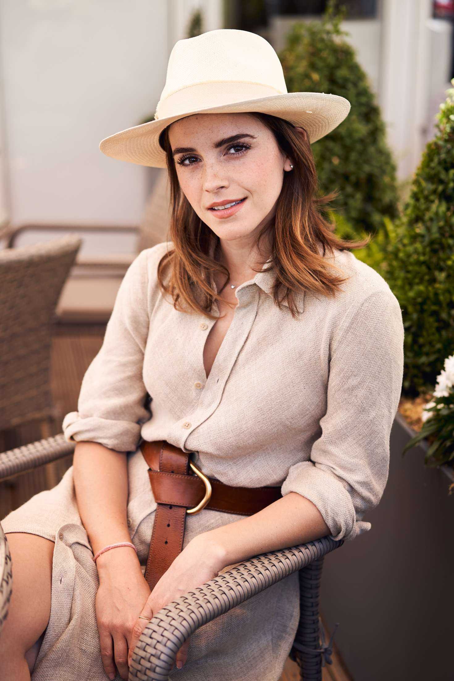 Emma Watson – Wimbledon 2018 Men’s Singles Final in London