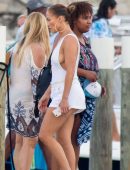 Jennifer Lopez Birthday Celebration on a Boat in Nassau