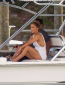 Jennifer Lopez Birthday Celebration on a Boat in Nassau