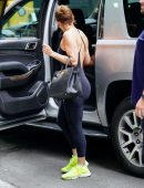 Jennifer Lopez Booty in Tights, Out in New York