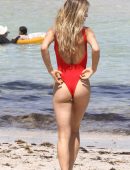 Joy Corrigan for Swimsuit Photoshoot at Miami Beach