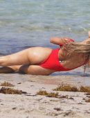 Joy Corrigan for Swimsuit Photoshoot at Miami Beach