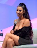 Kim Kardashian Cleavage at Beautycon Festival 2018 in LA