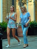 Kimberley Garner Booty Upskirt Out in London
