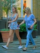 Kimberley Garner Booty Upskirt Out in London