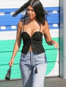 Kourtney Kardashian Arriving at a Studio in Woodland Hills
