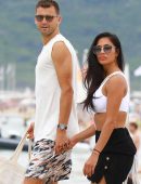 Nicole Scherzinger Booty in Swimsuit on a Yacht in Saint Tropez