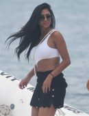 Nicole Scherzinger Booty in Swimsuit on a Yacht in Saint Tropez