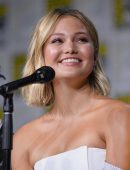 Olivia Holt in "Marvel's Cloak & Dagger" Panel during Comic-Con in San Diego