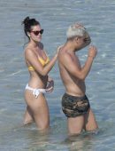 Oriana Sabatini Booty in Bikini at the Beach in Mykonos
