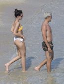 Oriana Sabatini Booty in Bikini at the Beach in Mykonos