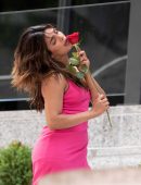 Priyanka Chopra on the Set of “Isn’t It Romantic” Movie in New York