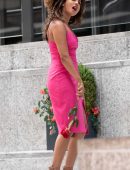 Priyanka Chopra on the Set of “Isn’t It Romantic” Movie in New York