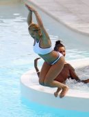 Rita Ora Booty in White Bikini in the French Riviera
