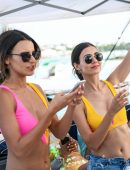 Victoria Justice and Madison Reed at Revolve Summer Event in Bermuda