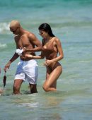 Yovanna Ventura in Swimsuit at the Beach in Miami
