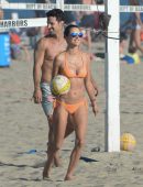 Alessandra Ambrosio in Bikini on the Beach in Los Angeles