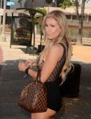 Ana Braga See-Through Candids in Studio City