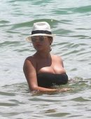 Anastasia Kvitko Booty in Bikini at Miami Beach