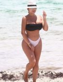 Anastasia Kvitko Booty in Bikini at Miami Beach