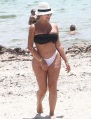 Anastasia Kvitko Booty in Bikini at Miami Beach