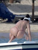 Bleona Qereti at the Beach in Sardinia