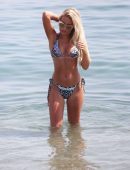 Chyna Ellis Booty in Bikini at the Beach in Puerto Banus