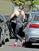 Daisy Ridley Wearing Gym Gear in Notting Hill
