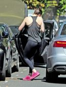 Daisy Ridley Wearing Gym Gear in Notting Hill