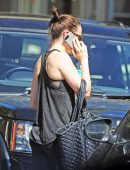 Daisy Ridley Wearing Gym Gear in Notting Hill