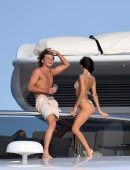 Emily Ratajkowski Booty in Bikini in Sardinia