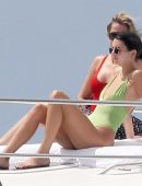 Kendall Jenner Booty in Swimsuit Surfing in Mexico