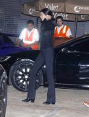Kendall Jenner in See-Through Out at Nobu in Malibu