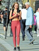 Kimberley Garner Booty Out and About in London