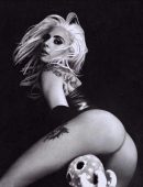 Lady Gaga in Black and White Photoshoot 2018