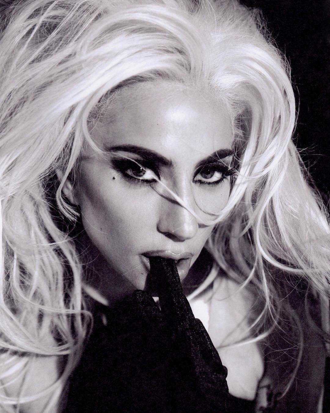Lady-Gaga-in-Black-and-White-Photoshoot-2018-2