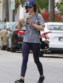 Lucy Hale Booty, Arriving at a Gym in Los Angeles