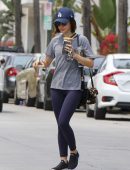 Lucy Hale Booty, Arriving at a Gym in Los Angeles