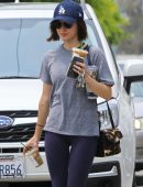 Lucy Hale Booty, Arriving at a Gym in Los Angeles