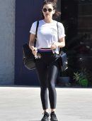 Lucy Hale Leaving a Gym in Studio City
