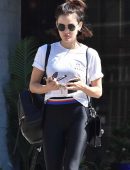 Lucy Hale Leaving a Gym in Studio City