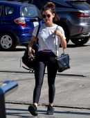 Lucy Hale Leaving a Gym in Studio City